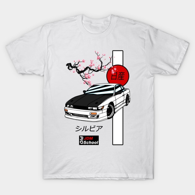 JDM Silvia S13 Red Sun Edition T-Shirt by OSJ Store